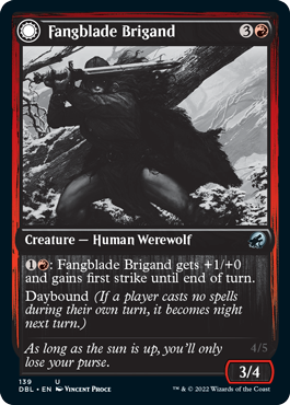 Fangblade Brigand // Fangblade Eviscerator [Innistrad: Double Feature] | Good Games Adelaide SA