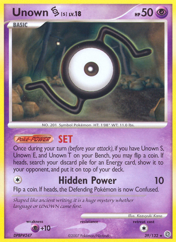 Unown S (39/132) [Diamond & Pearl: Secret Wonders] | Good Games Adelaide SA