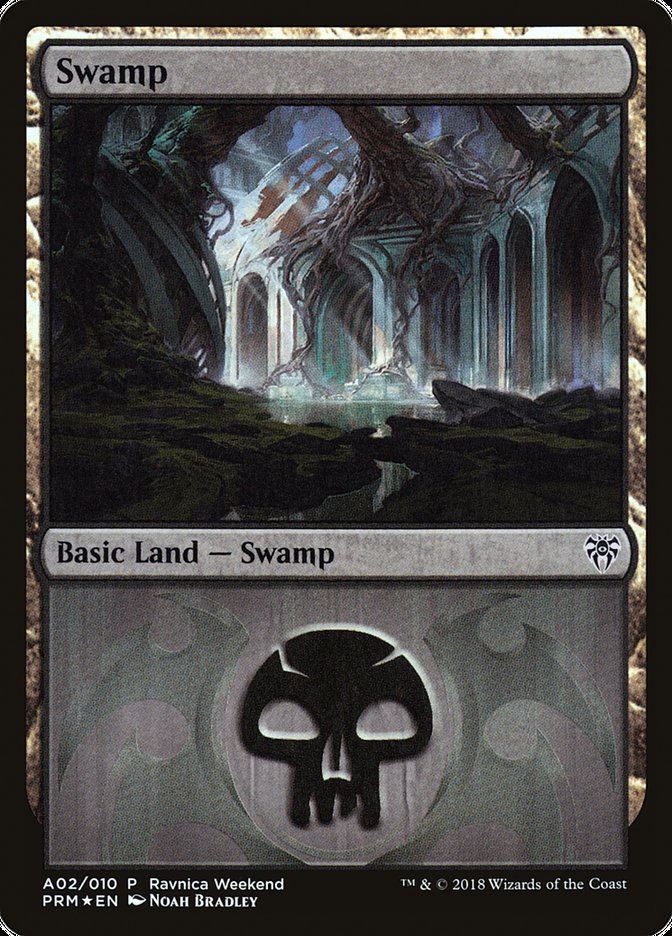 Swamp - Dimir (A02) [GRN Ravnica Weekend] | Good Games Adelaide SA