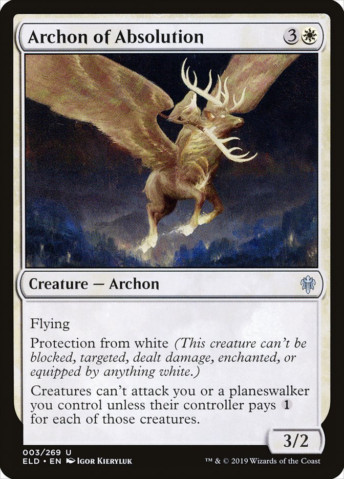 Archon of Absolution 3 (Throne of Eldraine)  | Good Games Adelaide SA