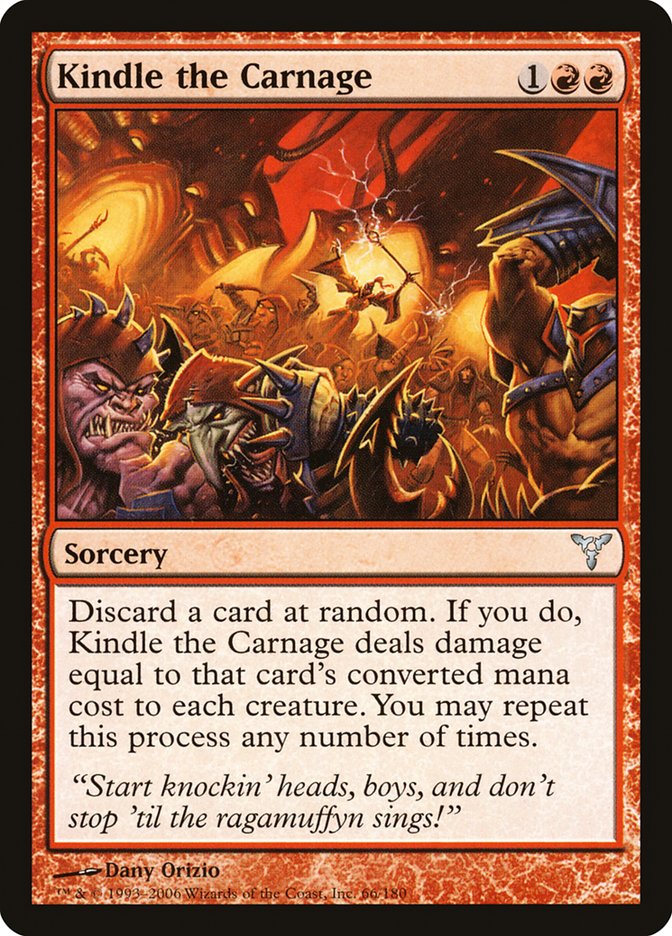 Kindle the Carnage 66 (Dissension)  - Foil | Good Games Adelaide SA