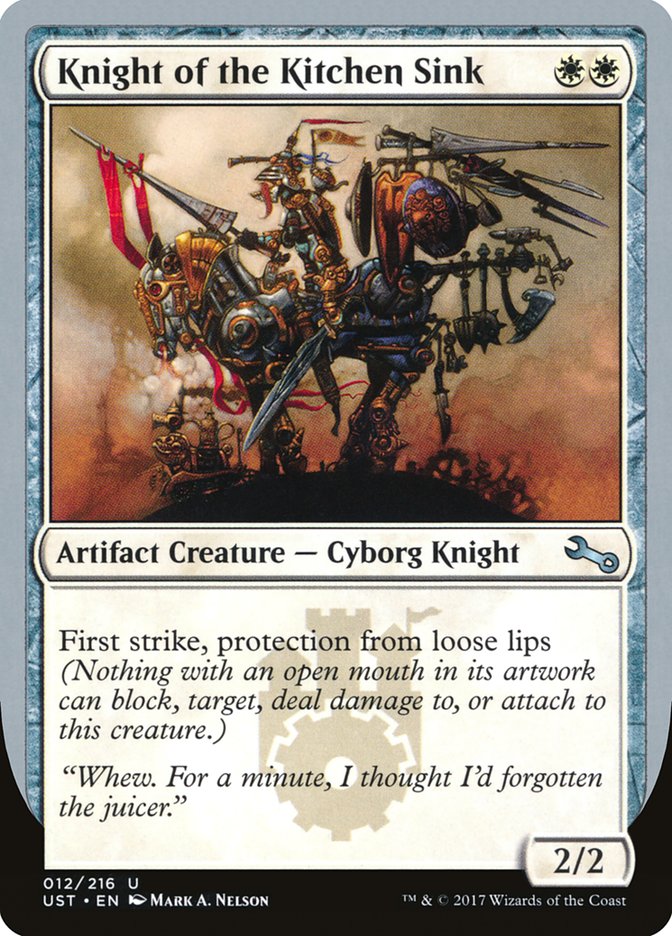 Knight of the Kitchen Sink 12 (Unstable)  - Foil | Good Games Adelaide SA