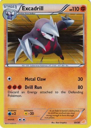 Excadrill (30/30) [Black & White: Trainer Kit - Excadrill] | Good Games Adelaide SA