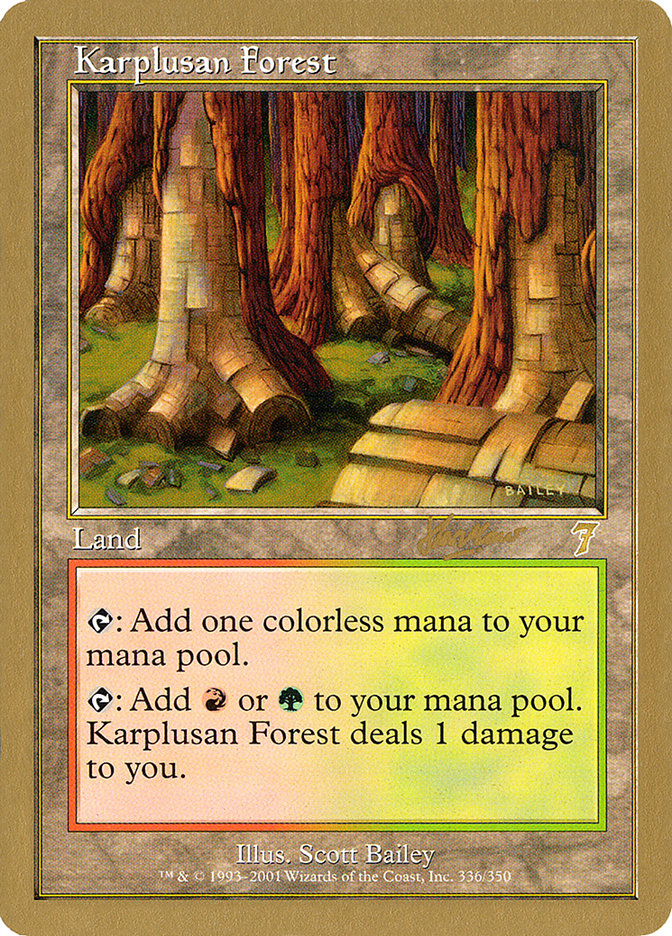 Karplusan Forest (Sim Han How) [World Championship Decks 2002] | Good Games Adelaide SA
