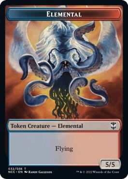 Elemental 032 Rogue Double Sided Token 32 // 7 (Commander: Streets of New Capenna)  | Good Games Adelaide SA