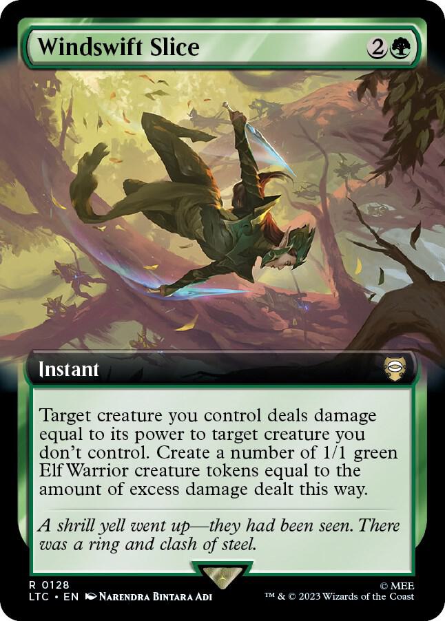 Windswift Slice 128 (Commander: The Lord of the Rings: Tales of Middle-earth)  - Extended Art | Good Games Adelaide SA