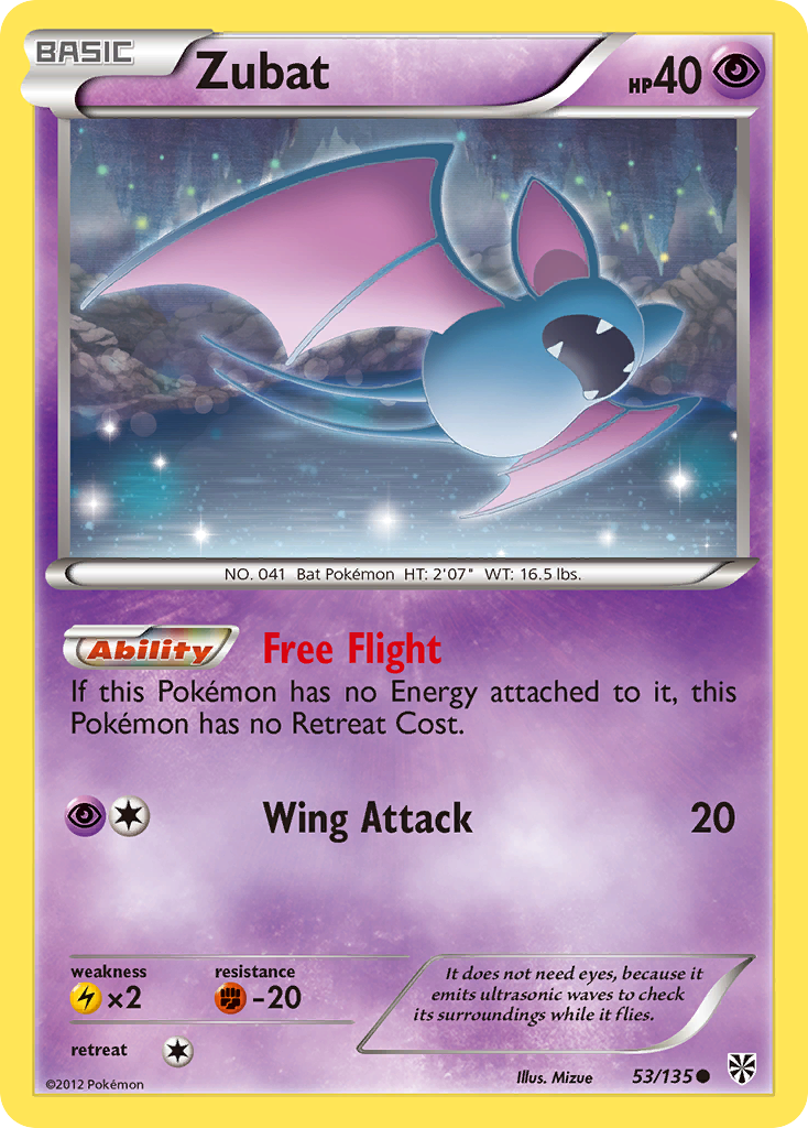 Zubat (53/135) [Black & White: Plasma Storm] | Good Games Adelaide SA
