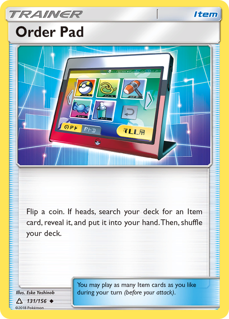 Order Pad (131/156) [Sun & Moon: Ultra Prism] | Good Games Adelaide SA