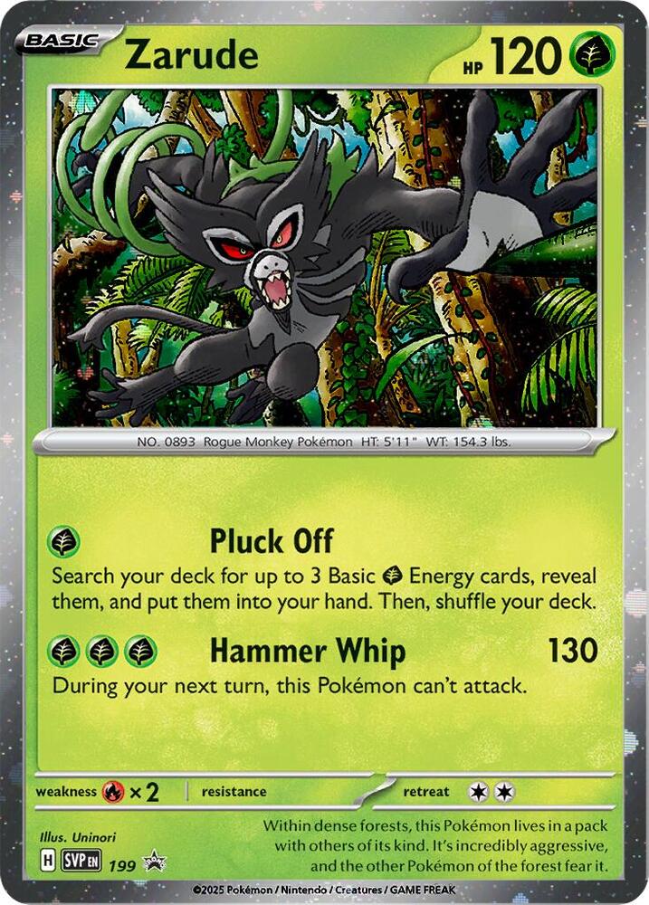 Zarude 199 (SV: Scarlet & Violet Promo Cards)  - Holofoil | Good Games Adelaide SA