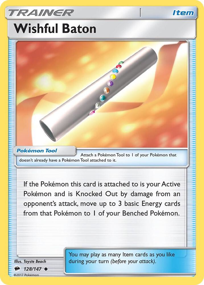 Wishful Baton 128/147 (SM - Burning Shadows)  | Good Games Adelaide SA