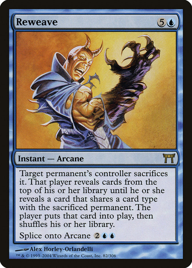 Reweave 82 (Champions of Kamigawa)  - Foil | Good Games Adelaide SA