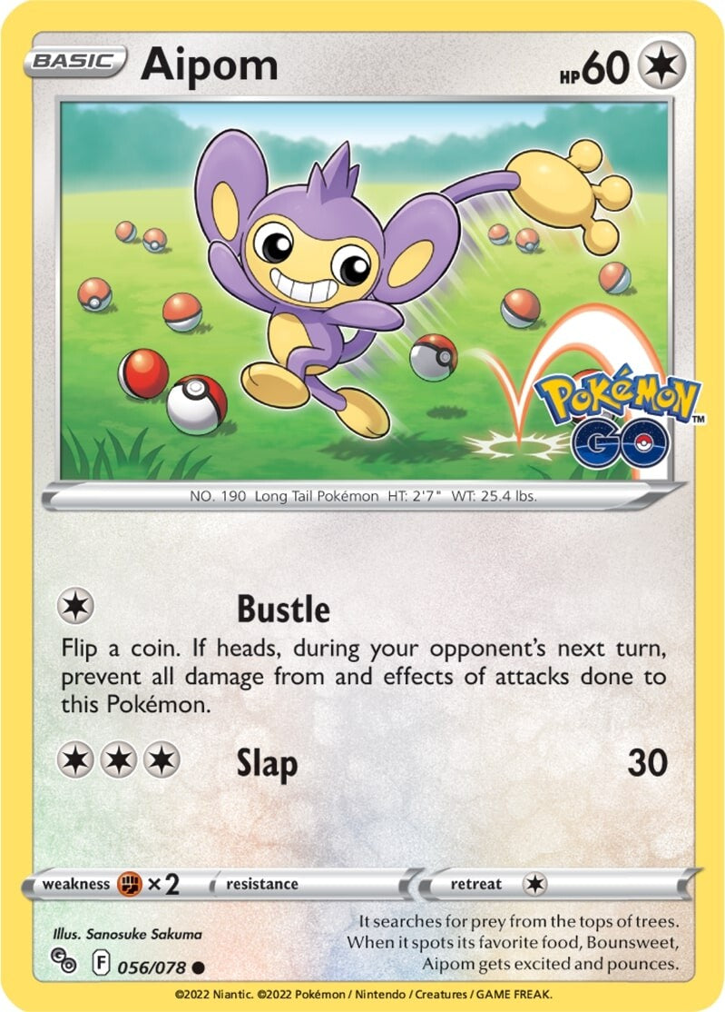 Aipom (056/078) [Pokémon GO] | Good Games Adelaide SA