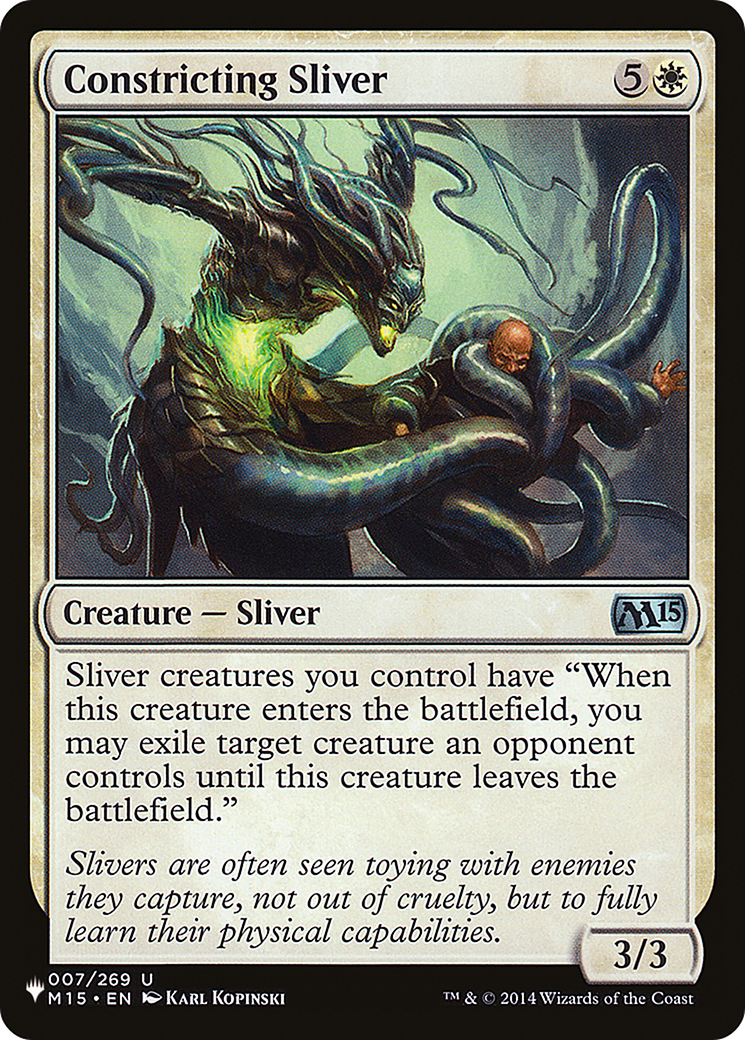 Constricting Sliver [The List Reprints] | Good Games Adelaide SA