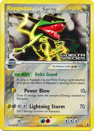Rayquaza (13/113) (Delta Species) (Stamped) [EX: Delta Species] | Good Games Adelaide SA