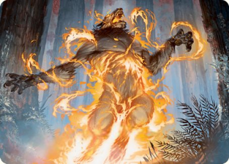 Burn the Accursed Art Card [Innistrad: Midnight Hunt Art Series] | Good Games Adelaide SA