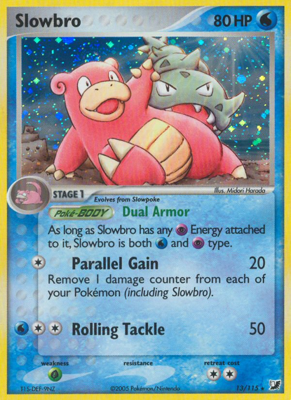 Slowbro (13/115) [EX: Unseen Forces] | Good Games Adelaide SA