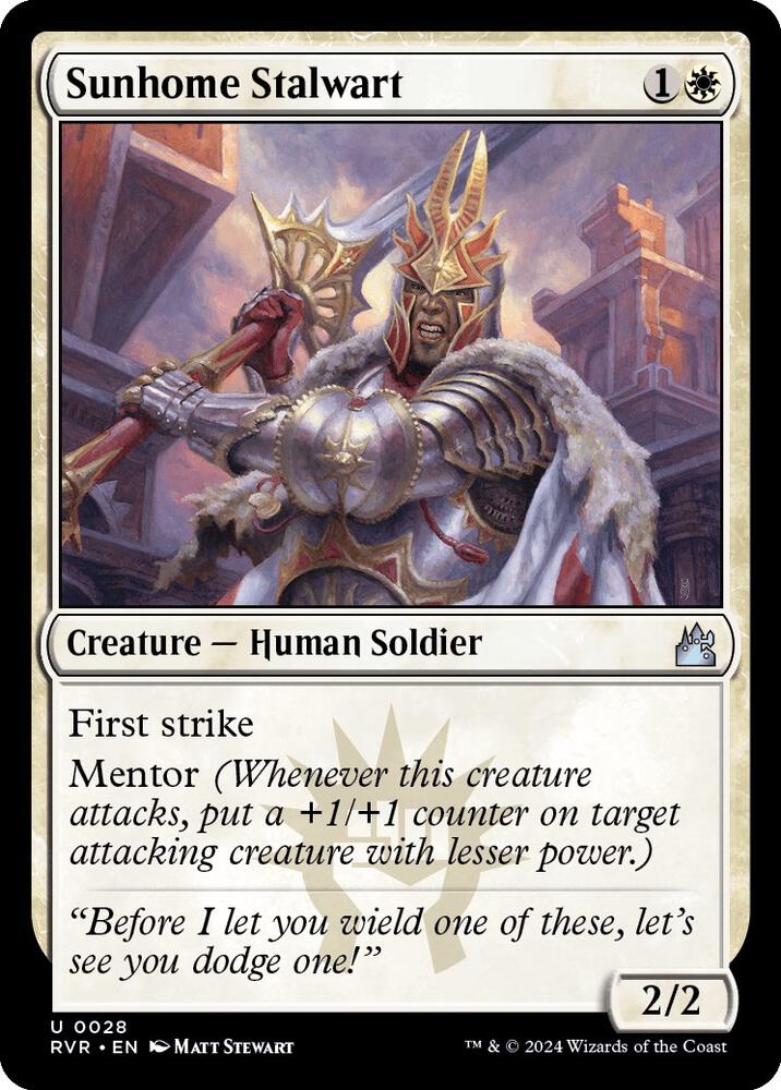 Sunhome Stalwart 28 (Ravnica Remastered)  | Good Games Adelaide SA