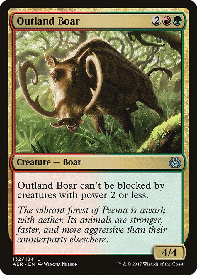 Outland Boar 132 (Aether Revolt)  | Good Games Adelaide SA