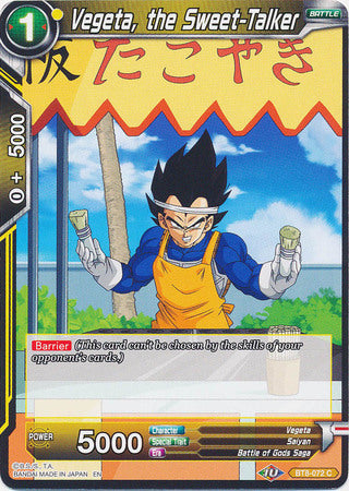 Vegeta, the Sweet-Talker [BT8-072] | Good Games Adelaide SA