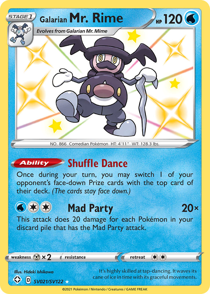 Galarian Mr. Rime (SV021/SV122) [Sword & Shield: Shining Fates] | Good Games Adelaide SA