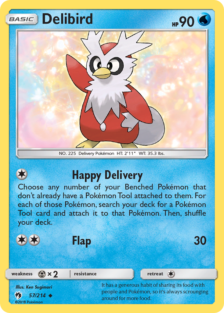 Delibird (57/214) [Sun & Moon: Lost Thunder] | Good Games Adelaide SA