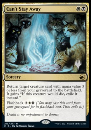 Can't Stay Away (Promo Pack) [Innistrad: Midnight Hunt Promos] | Good Games Adelaide SA