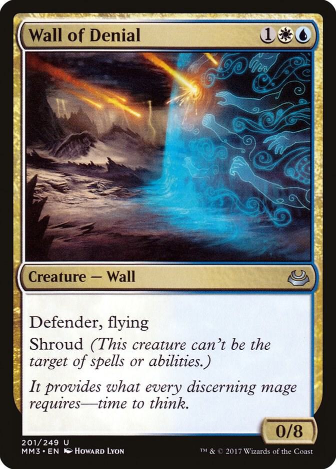 Wall of Denial 201 (Modern Masters 2017)  - Foil | Good Games Adelaide SA