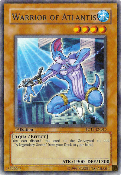 Warrior of Atlantis [FOTB-EN016] Rare | Good Games Adelaide SA