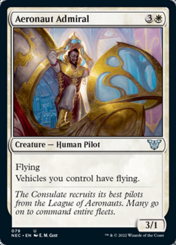 Aeronaut Admiral [Kamigawa: Neon Dynasty Commander] | Good Games Adelaide SA