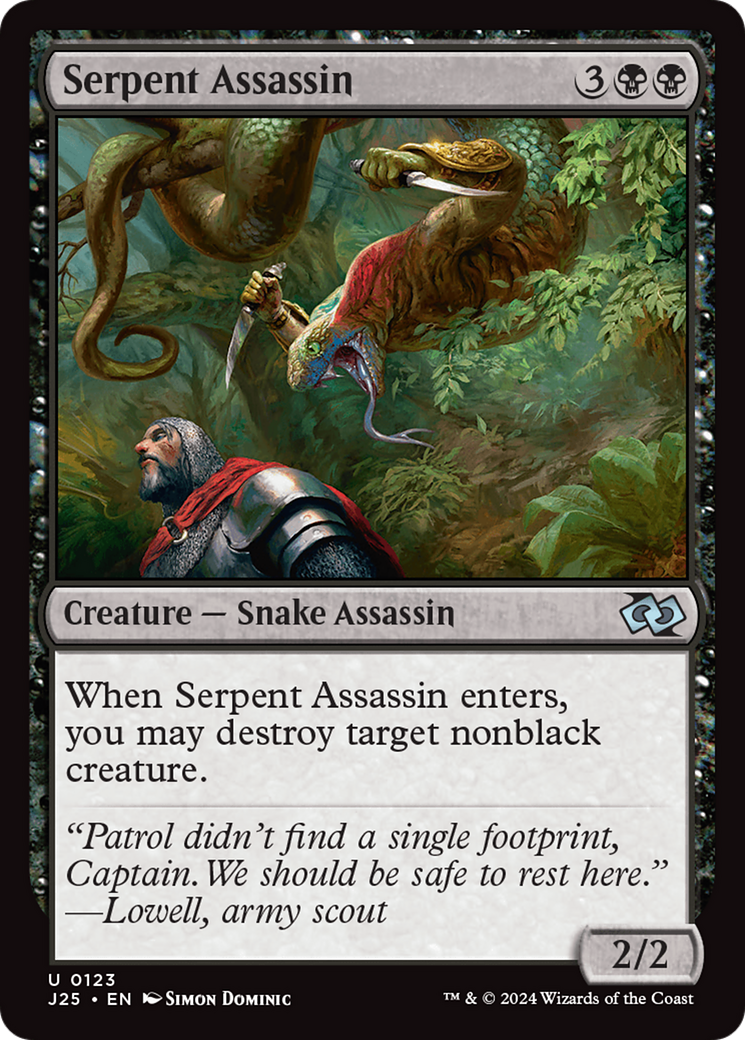 Serpent Assassin [Foundations Jumpstart] | Good Games Adelaide SA