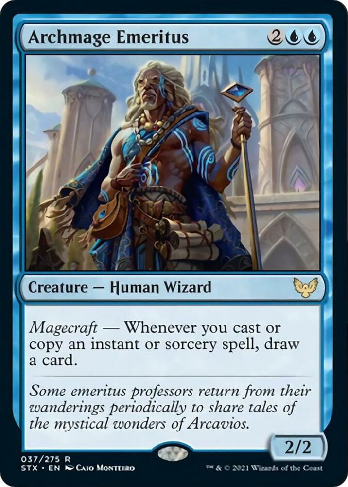 Archmage Emeritus 37 (Strixhaven: School of Mages)  | Good Games Adelaide SA