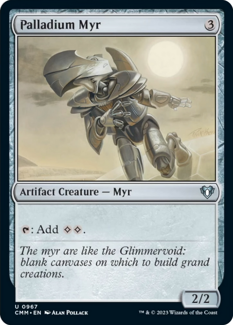 Palladium Myr [Commander Masters] | Good Games Adelaide SA