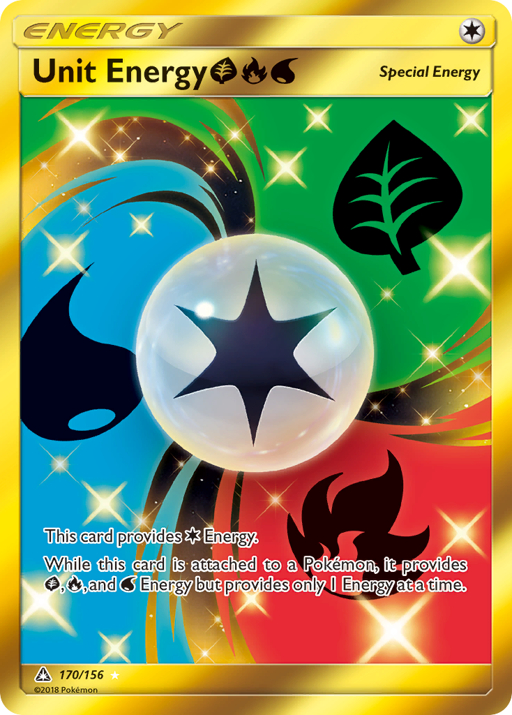Unit Energy (170/156) (Grass, Fire, Water) [Sun & Moon: Ultra Prism] | Good Games Adelaide SA