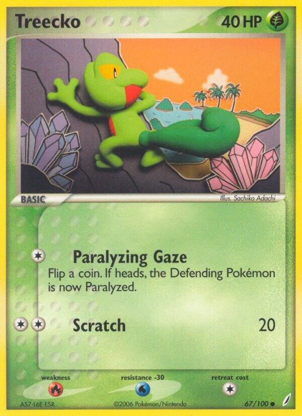 Treecko 67/100 (Crystal Guardians)  | Good Games Adelaide SA