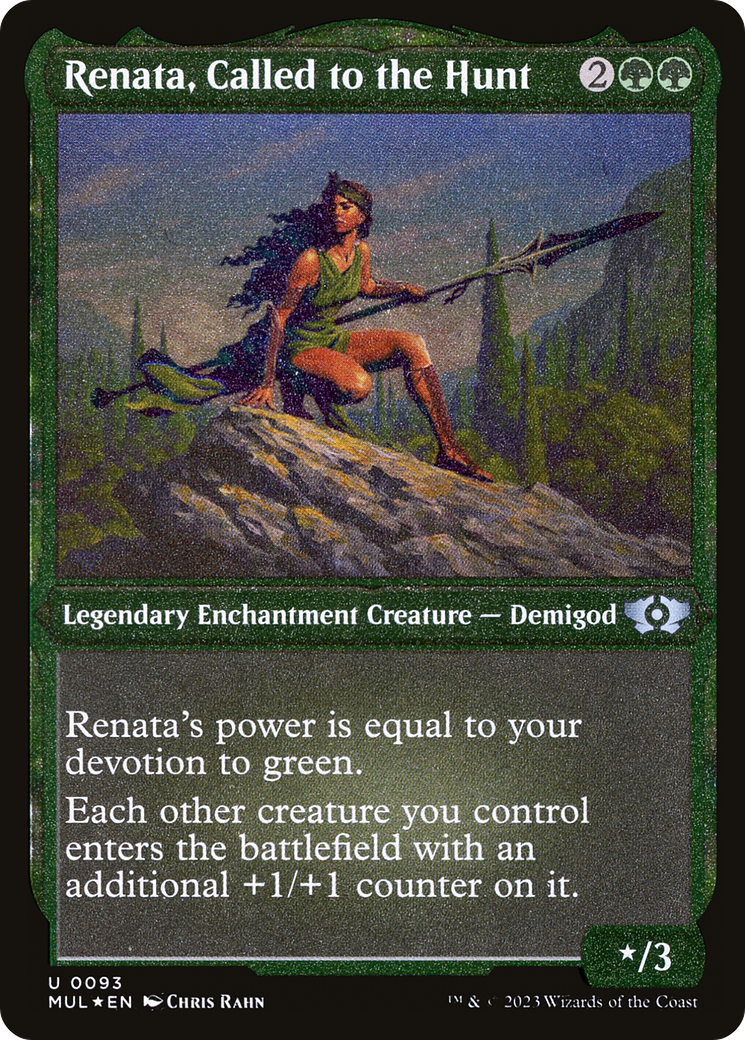 Renata, Called to the Hunt (Foil Etched) [Multiverse Legends] | Good Games Adelaide SA