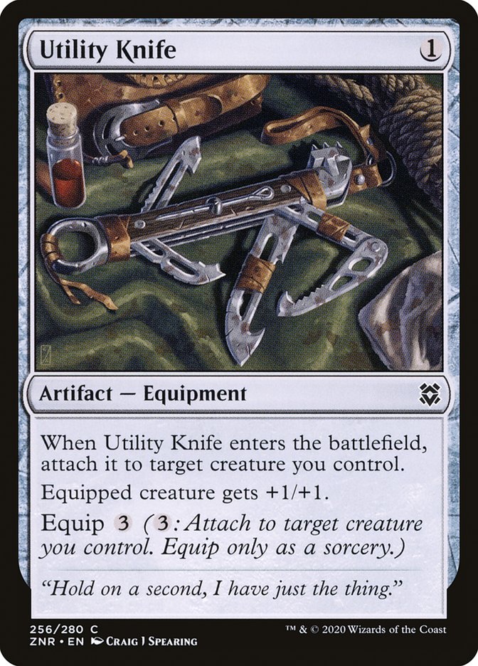 Utility Knife 256 (Zendikar Rising)  | Good Games Adelaide SA