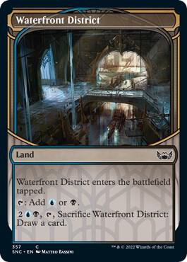 Waterfront District Showcase 357 (Streets of New Capenna)  - Foil | Good Games Adelaide SA