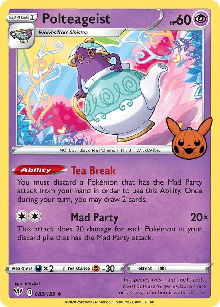 Polteageist 083/189 (Trick or Trade BOOster Bundle)  | Good Games Adelaide SA