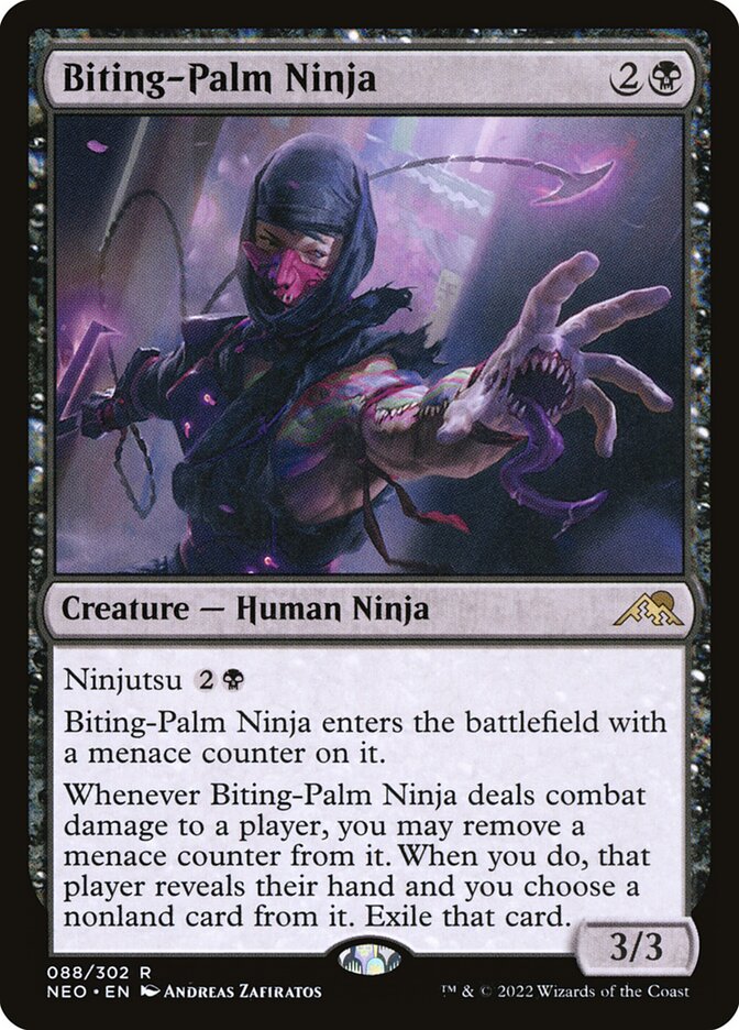 Biting-Palm Ninja 88 (Kamigawa: Neon Dynasty)  | Good Games Adelaide SA