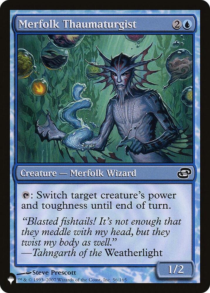 Merfolk Thaumaturgist 56/165 (The List Reprints)  | Good Games Adelaide SA