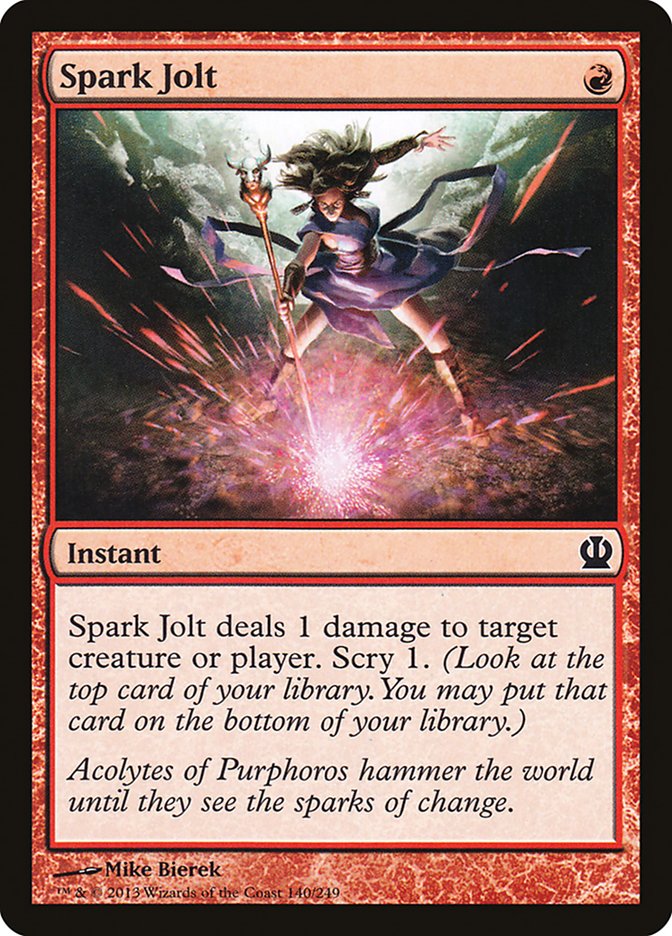 Spark Jolt 140 (Theros)  - Foil | Good Games Adelaide SA