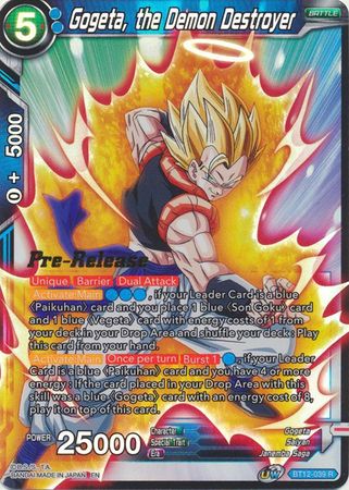 Gogeta, the Demon Destroyer (BT12-039) [Vicious Rejuvenation Prerelease Promos] | Good Games Adelaide SA