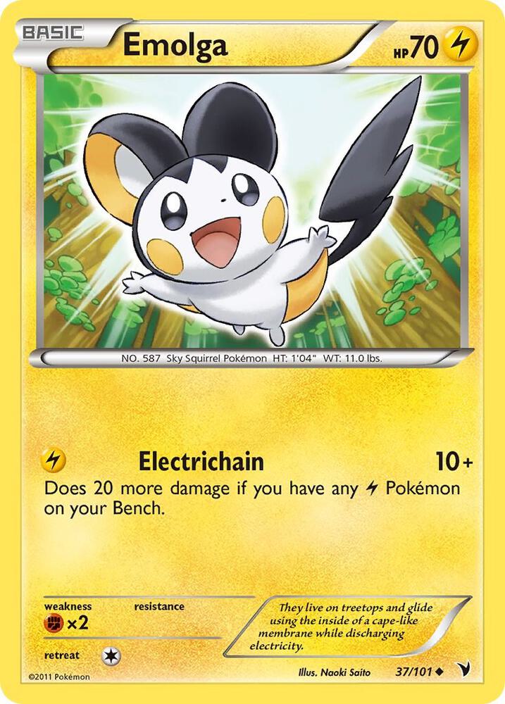 Emolga 37/101 (Noble Victories)  | Good Games Adelaide SA