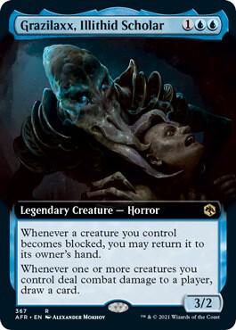 Grazilaxx Illithid Scholar Extended Art 367 (Adventures in the Forgotten Realms)  - Foil | Good Games Adelaide SA