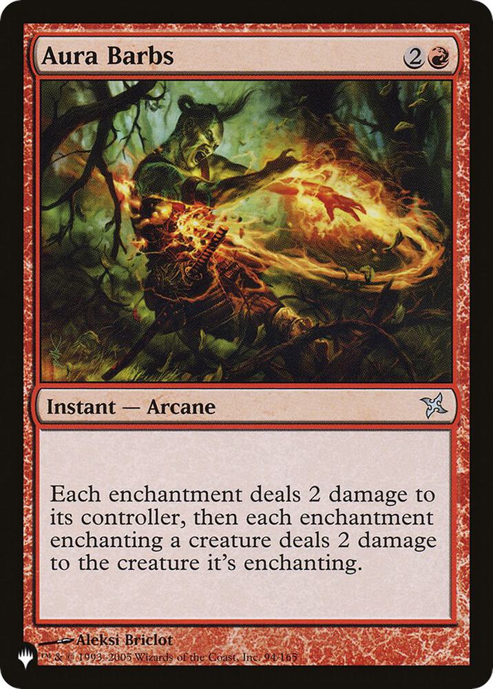 Aura Barbs 94/165 (The List Reprints)  | Good Games Adelaide SA