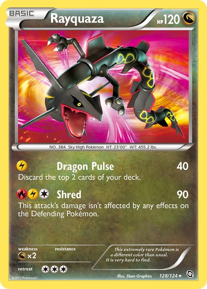 Rayquaza 128/124 (Dragons Exalted)  - Holofoil | Good Games Adelaide SA