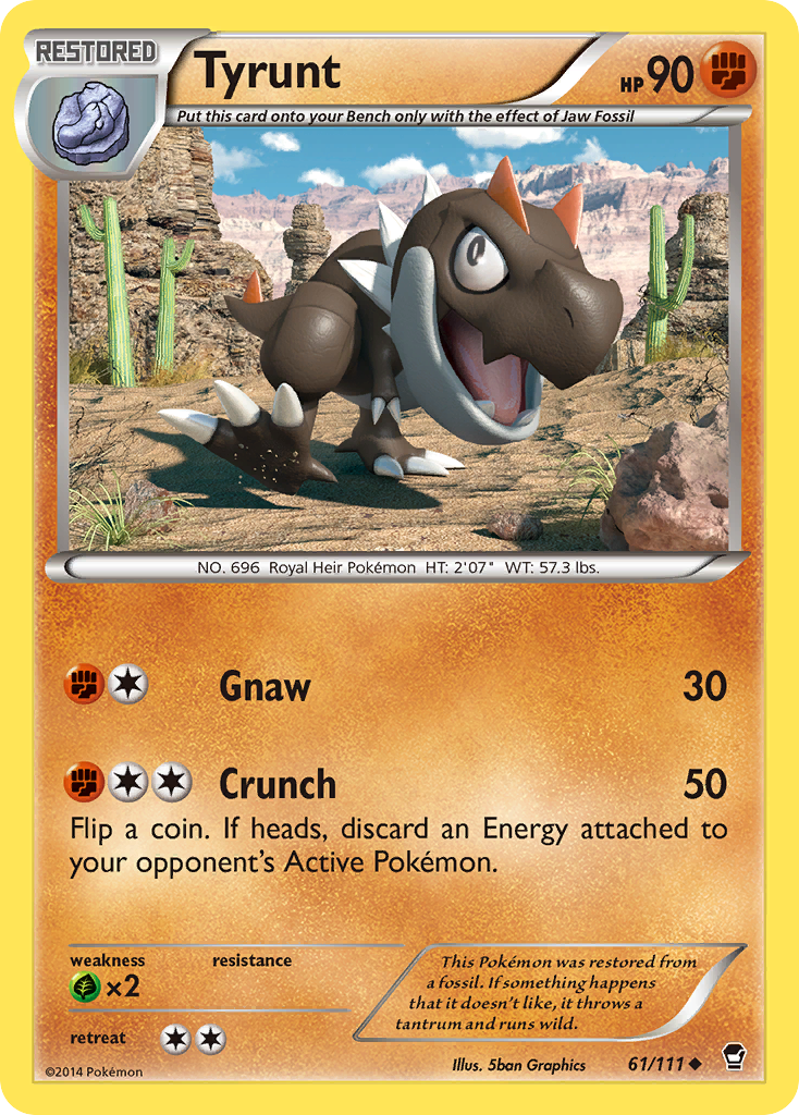 Tyrunt (61/111) [XY: Furious Fists] | Good Games Adelaide SA
