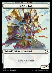 Rebel // Samurai Double-Sided Token [Phyrexia: All Will Be One Tokens] | Good Games Adelaide SA