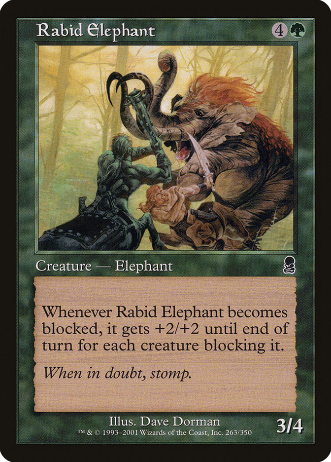 Rabid Elephant 263 (Odyssey)  - Foil | Good Games Adelaide SA