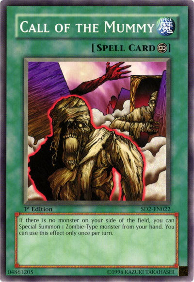 Call of the Mummy [SD2-EN022] Common | Good Games Adelaide SA